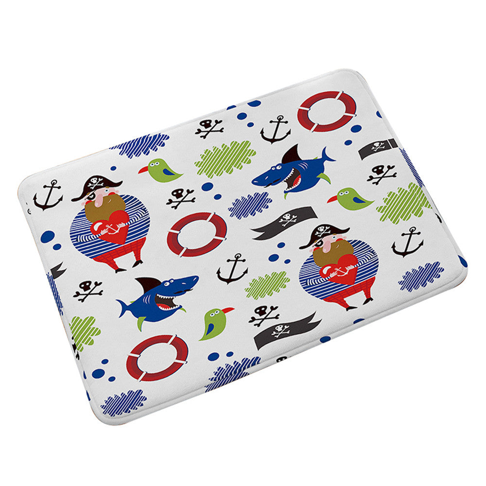 Flannel Carpet Non-slip Door Foot Mat   011 - Mega Save Wholesale & Retail