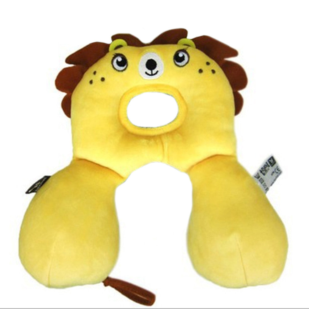 Baby Child Headrest Travel Car Seat Pillow 0 to 12 months   lion - Mega Save Wholesale & Retail - 1