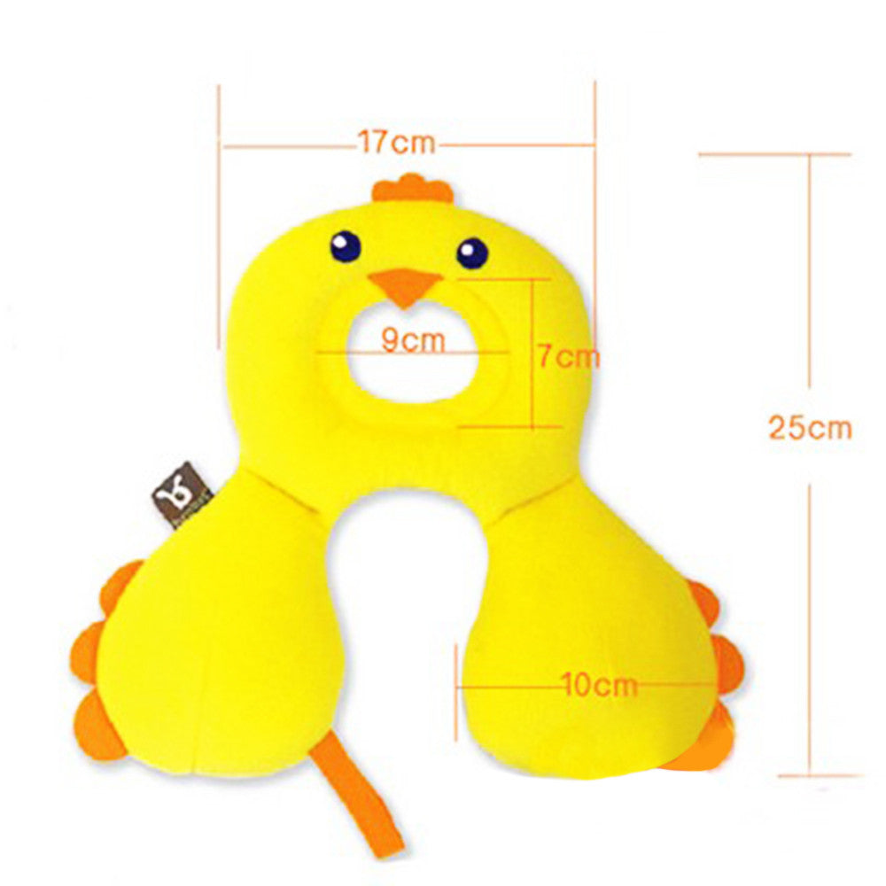 Baby Child Headrest Travel Car Seat Pillow 0 to 12 months   chick - Mega Save Wholesale & Retail - 2