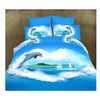 3D Queen King Size Bed Quilt/Duvet Sheet Cover Cotton reactive printing 4pcs 1.5M bed 06 - Mega Save Wholesale & Retail