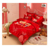 Cotton Active floral printing Quilt Duvet Sheet Cover Sets 2.0M/2.2M Bed Size 01 - Mega Save Wholesale & Retail