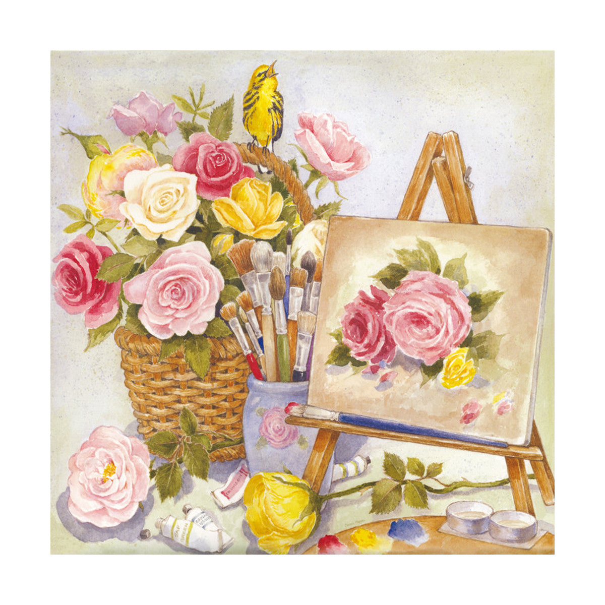 countryside style flower wall painting decoration painting scenery hang painting without frame cotton for painting wall painting   01 - Mega Save Wholesale & Retail - 1