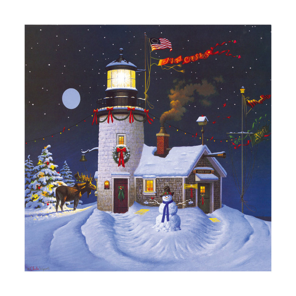 decoration painting bulk simple lighthouse American small town without frame cotton for painting wall painting 01 - Mega Save Wholesale & Retail - 1