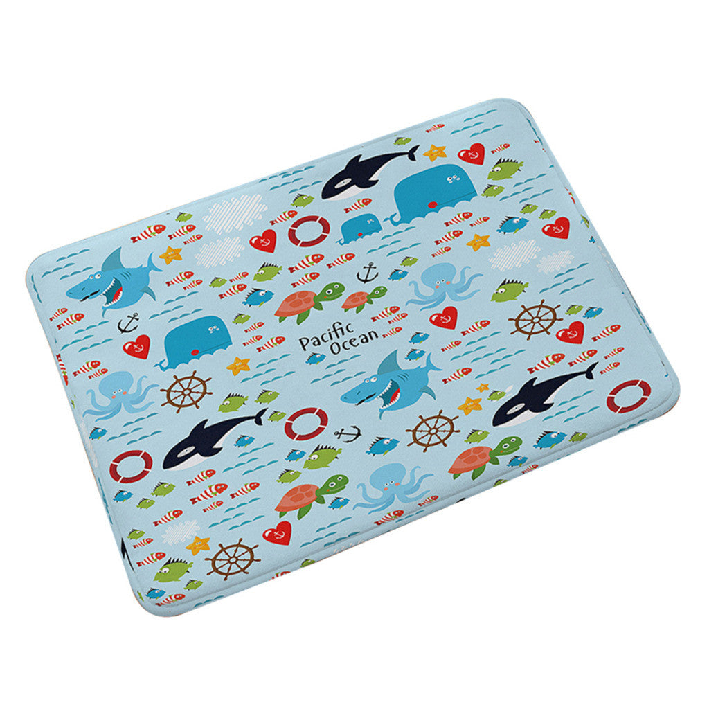 Flannel Carpet Non-slip Door Foot Mat   020 - Mega Save Wholesale & Retail