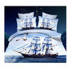 3D Queen King Size Bed Quilt/Duvet Sheet Cover Cotton reactive printing 4pcs  12 - Mega Save Wholesale & Retail