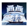 3D Queen King Size Bed Quilt/Duvet Sheet Cover Cotton reactive printing 4pcs 1.5M bed 12 - Mega Save Wholesale & Retail