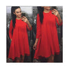 Spring Woman Attire Temperament Swallow Tail Dress UZ0255  red - Mega Save Wholesale & Retail - 1