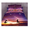 3D Queen King Size Bed Quilt/Duvet Sheet Cover Cotton reactive printing 4pcs  16 - Mega Save Wholesale & Retail