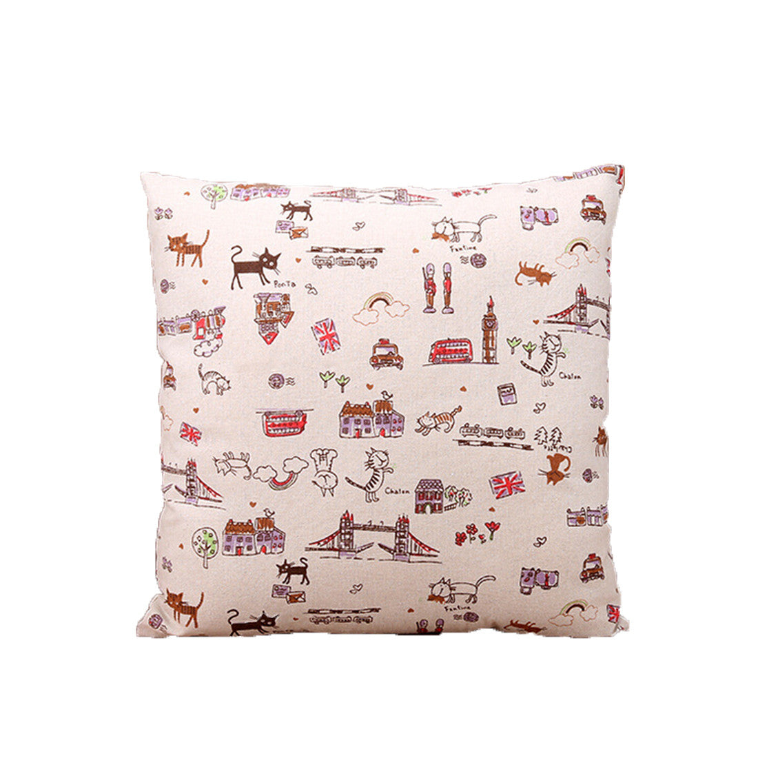 Linen Decorative Throw Pillow case Cushion Cover  02 - Mega Save Wholesale & Retail