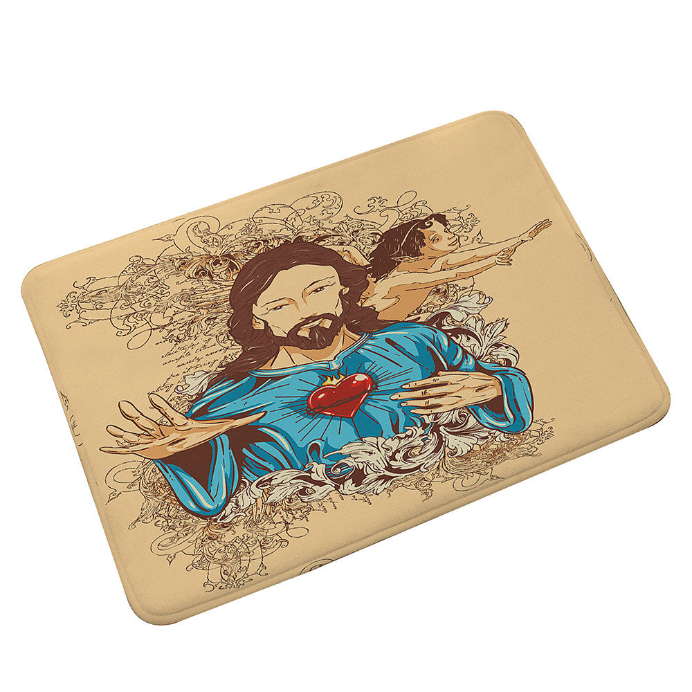 Flannel Carpet Non-slip Door Foot Mat   036 - Mega Save Wholesale & Retail