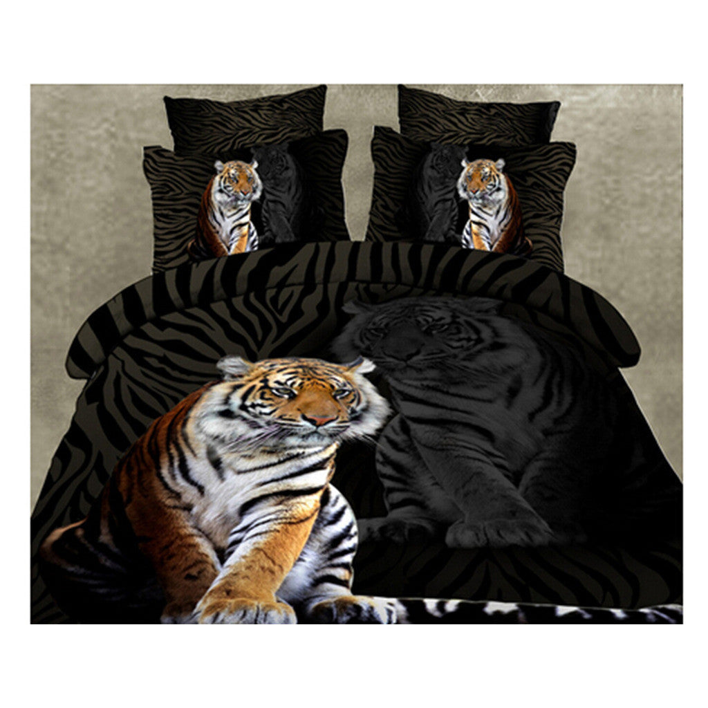 3D Queen King Size Bed Quilt/Duvet Sheet Cover Cotton reactive printing 4pcs 1.5M bed 22 - Mega Save Wholesale & Retail