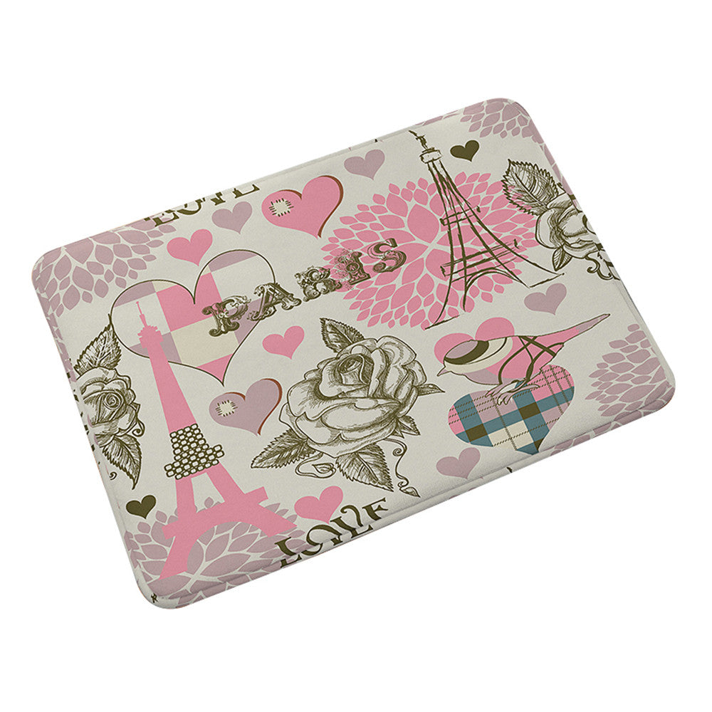 Flannel Carpet Non-slip Door Foot Mat   041 - Mega Save Wholesale & Retail