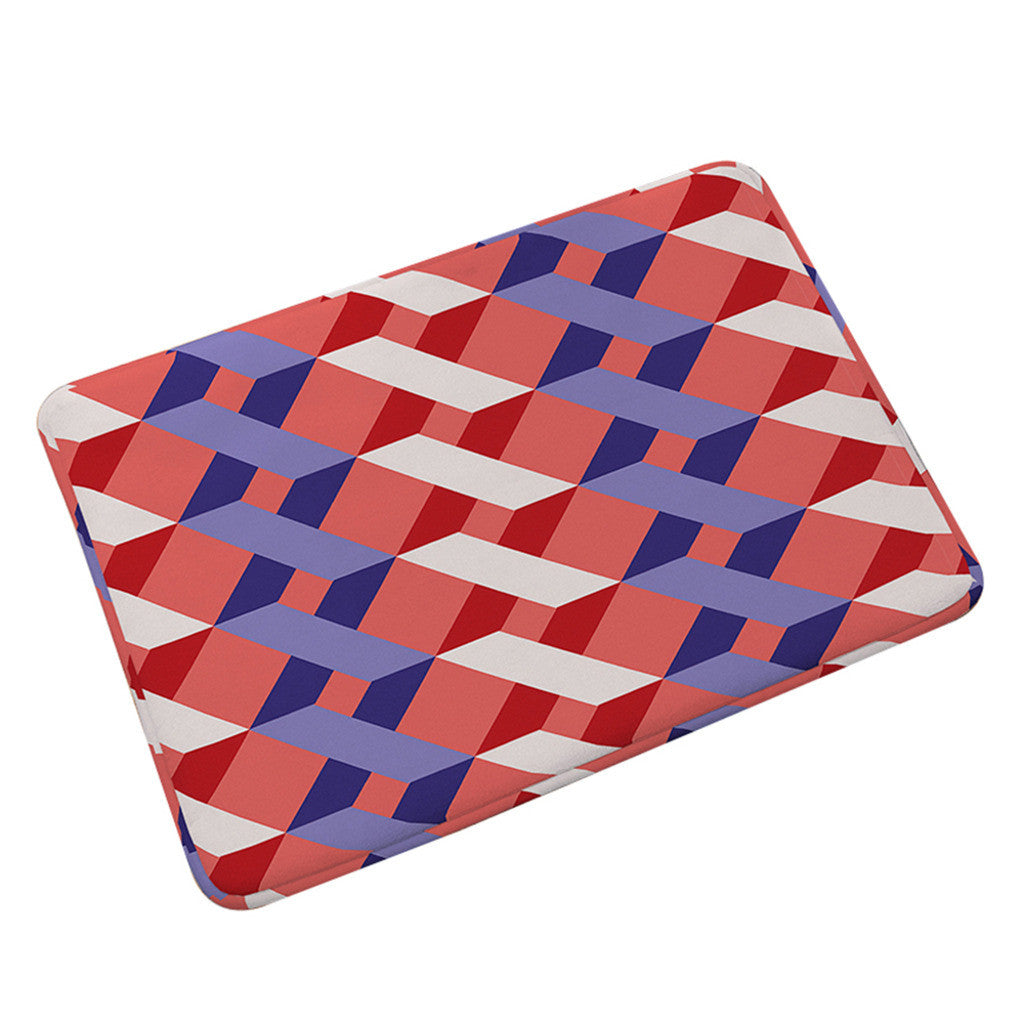 Flannel Carpet Non-slip Door Foot Mat   056 - Mega Save Wholesale & Retail