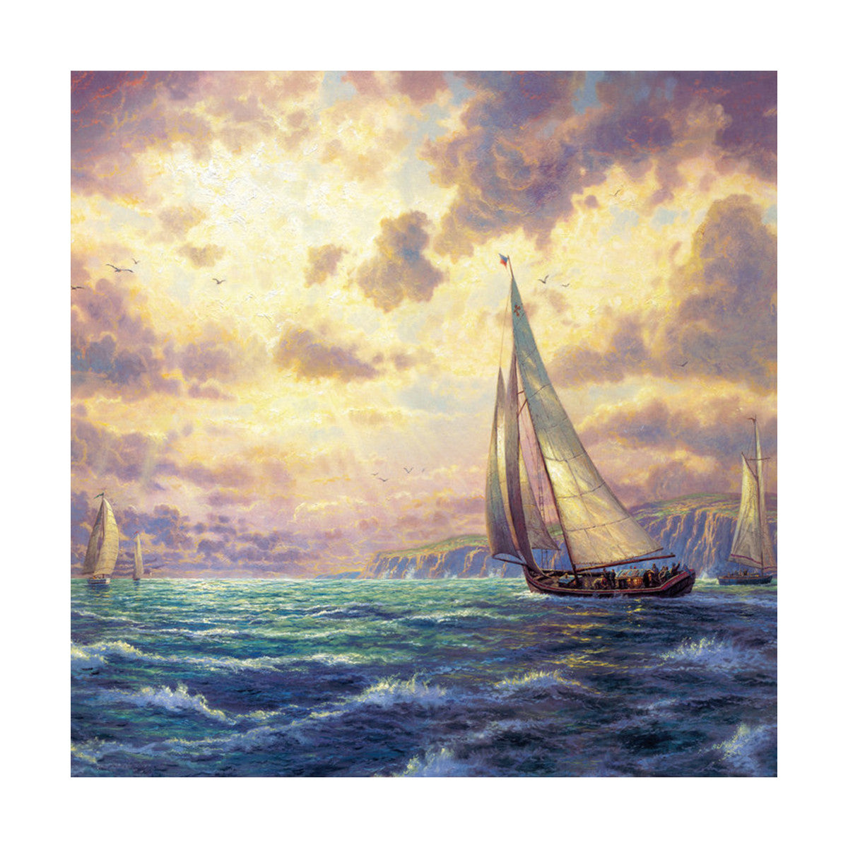 European and American scenery Thomas cattle decoration painting bulk villa hang painting hotel oil painting    05 - Mega Save Wholesale & Retail - 1