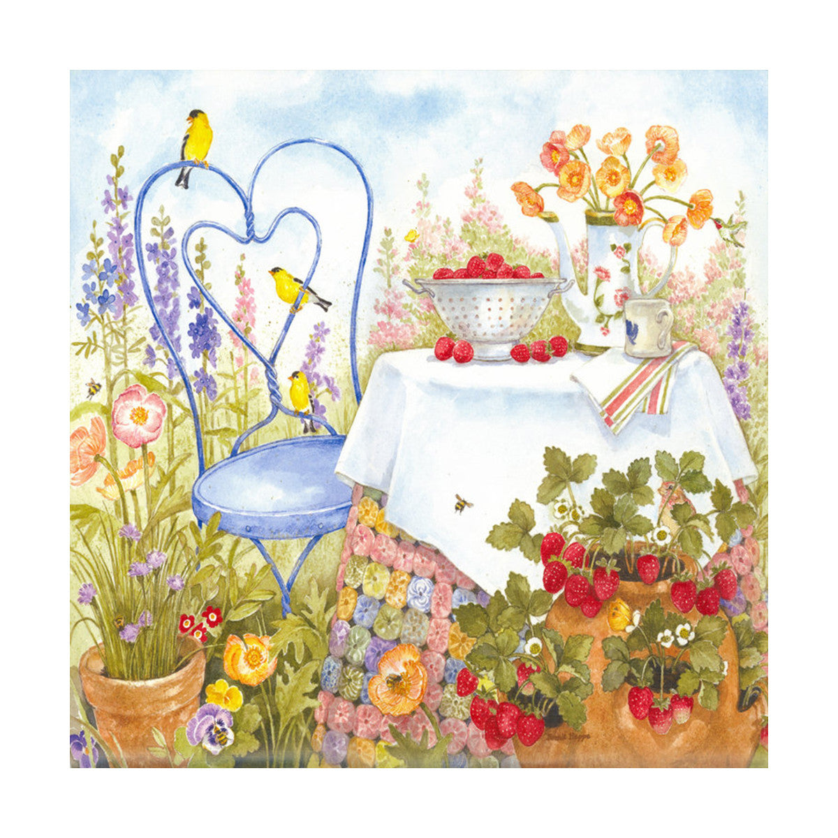 countryside style flower wall painting decoration painting scenery hang painting without frame cotton for painting wall painting   05 - Mega Save Wholesale & Retail - 1