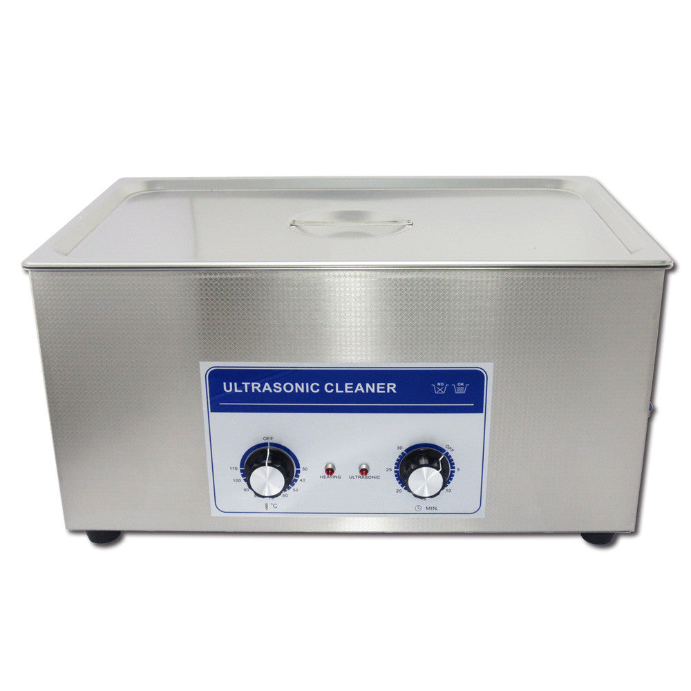 22L  Professional Ultrasonic Cleaner Machine with mechanical Timer Heated  Stainless steel Cleaning tank 110V/220V - Mega Save Wholesale & Retail