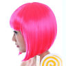Bobo Hair Cap Wig Anime Pink Cosplay
