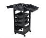 Beauty Salon Spa Hairdressing Tools Storage Rolling Trolley Caster  5 drawers