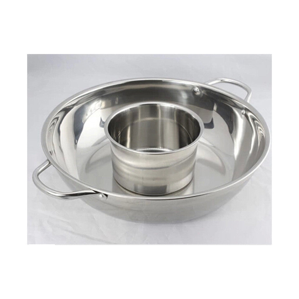 Thick stainless steel pot ears pot home fondue pots clear mother fondue pot soup pot pots dedicated cooker pot   40 - Mega Save Wholesale & Retail - 1