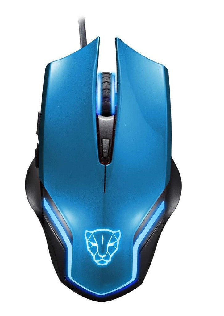 Emitting gaming mouse F61 notebook desktop mouse licensed cafe Cable year replacement ADS Blue - Mega Save Wholesale & Retail - 1