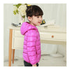 Child Hooded Thin Light Down Coat White Duck Down   light purple    100cm - Mega Save Wholesale & Retail - 2