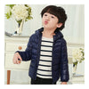 Child Hooded Thin Light Down Coat White Duck Down   navy   100cm - Mega Save Wholesale & Retail - 2