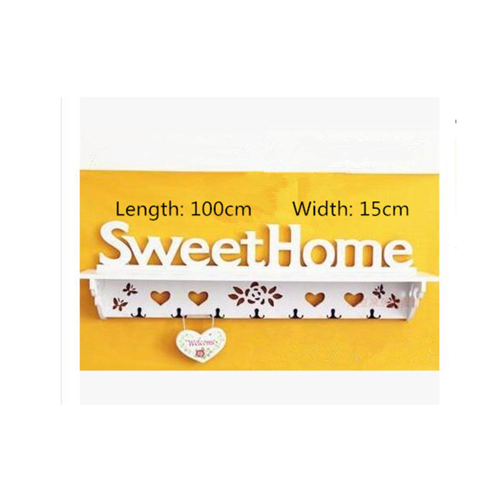 Creative Simple Hook Hat Rack Wall Hanging Bedroom Coat Hanger Storage Rack - Mega Save Wholesale & Retail