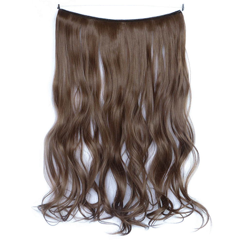 The new wig manufacturers wholesale hair extension fishing line hair extension piece piece long curly hair wig piece foreign trade explosion models in Europe and America  10# - Mega Save Wholesale & Retail - 1