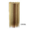 Yiwu's wig factory direct wholesale five piece long straight hair extension card issuing child wig hair piece explosion models in Europe and America   10H86 - Mega Save Wholesale & Retail - 2