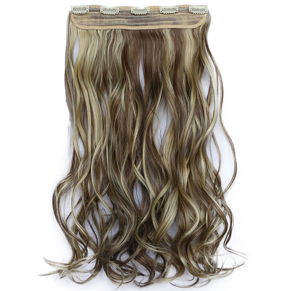 120g One Piece 5 Cards Hair Extension Wig     10H86