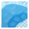 PVC Foot Shape Ground Floor Foot Mat Anti-skidding transparent blue - Mega Save Wholesale & Retail - 2