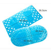 PVC Foot Shape Ground Floor Foot Mat square transparent blue - Mega Save Wholesale & Retail - 2