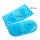 PVC Foot Shape Ground Floor Foot Mat square transparent green - Mega Save Wholesale & Retail - 2