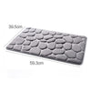 Flannel 3D Stone Carpet Ground Floor Mat grey - Mega Save Wholesale & Retail - 2