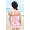 Korean Flat Angle SPA Swimwear Swimsuit Bathing Suit  red - Mega Save Wholesale & Retail - 2