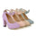 Sweet High Thick Heel Round Last Women Thin Shoes Buckle  beige - Mega Save Wholesale & Retail - 3