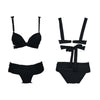 Push-Ups Triangle Bikini Bathing Suit Swimwear Swimsuit  black - Mega Save Wholesale & Retail - 2