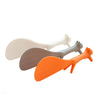 5035 Japan and South Korea lovely shape plastic spoon can handle squirrel vertical stick spoon  Gray - Mega Save Wholesale & Retail