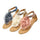 Flat Heel Flower Sandals Various Size Women Shoes   pink - Mega Save Wholesale & Retail - 3