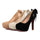 Plus Size High Heel Women Thin Shoes Night Club Bowknot beige - Mega Save Wholesale & Retail - 3