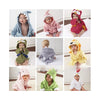 15 Color Children Bathrobe Pure Cotton Good Hydroscopicity Cartoon Cute Sleepwear Pajamas   Blue Mouse