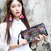 Fashioanble National Style Handbag Vintage Woman Embroidery Small Bag Coin Case   Pansies - Mega Save Wholesale & Retail - 2