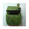 Countryside Mailbox Small Suggestion Box Iron Sheet Mailbox Vintage Ballot Box without Lock   green - Mega Save Wholesale & Retail - 1