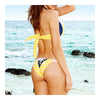 Swimwear Swimsuit Point Lace Macrame Bikini Women   pink point  S - Mega Save Wholesale & Retail - 2