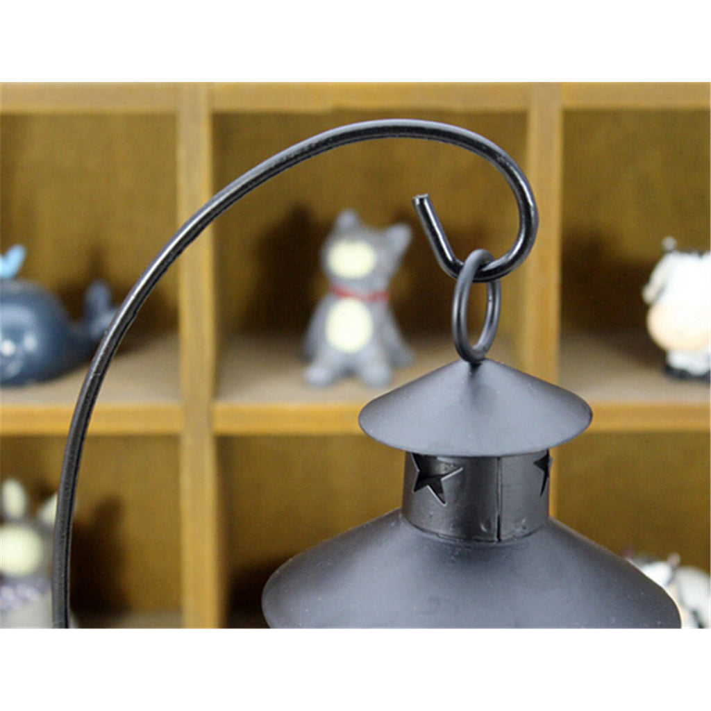 Retro Hollowed Out Iron Art Candle Holder  White - Mega Save Wholesale & Retail - 2
