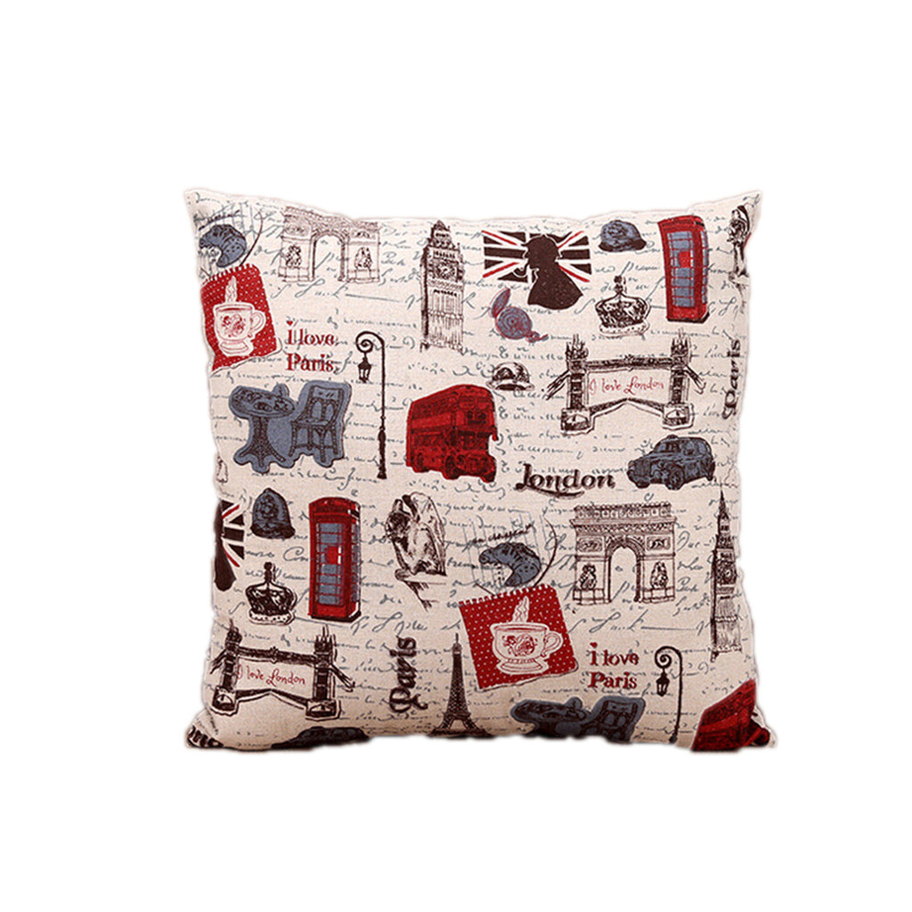 Linen Decorative Throw Pillow case Cushion Cover  11 - Mega Save Wholesale & Retail