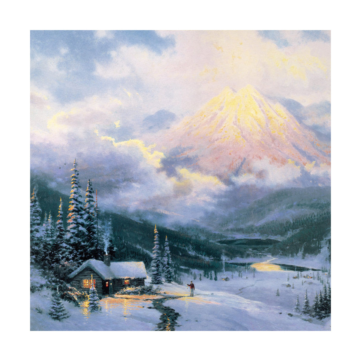 European and American scenery Thomas cattle decoration painting bulk villa hang painting hotel oil painting    11 - Mega Save Wholesale & Retail - 1