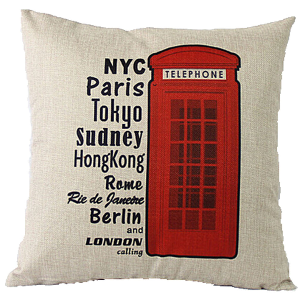Linen Decorative Throw Pillow case Cushion Cover  121 - Mega Save Wholesale & Retail