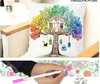 DIY Colouring Cushion Covers Cotton Linen Pillow cases 45cm x45cm