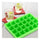 Silicone Mold Ice Cube Container Ice Tray Ice-making Box   green
